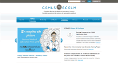 Desktop Screenshot of csmls.org